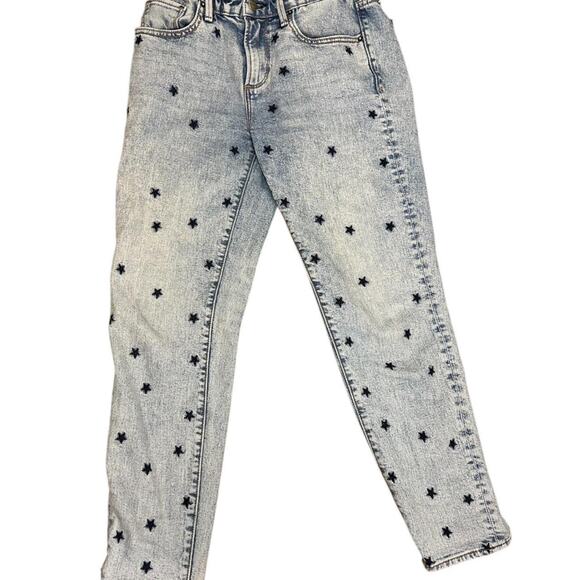 Driftwood Elon Star Embroidered High Rise Skinny Jeans Size 26 - Picture 1 of 7